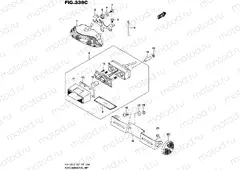 339C - REAR COMBINATION LAMP (GSX-R750L5 E33)