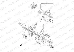 33A - FOOTREST (MODEL V/W/X)