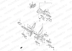 33A - FOOTREST (MODEL V/W/X)