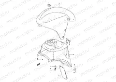 33A - FRONT FENDER (MODEL K2)