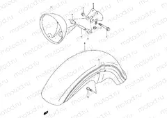 33A - HEADLAMP HOUSING (MODEL Y)