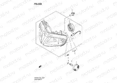 33A - HEADLAMP (SV650SK3/SK4/SK5/SK6/SK7/SAK7 E24)
