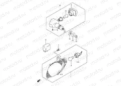 33A - TURNSIGNAL LAMP (MODEL K5/K6/K7)
