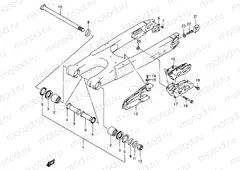 33B - REAR SWINGING ARM (MODEL K5/K6)