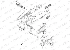 33C - REAR SWINGING ARM (MODEL M/N/P/R/S)