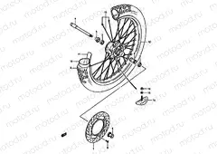 34 - FRONT WHEEL