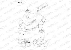 34 - FUEL TANK (GSX400SE/SF/SG,GSX400EF E17)