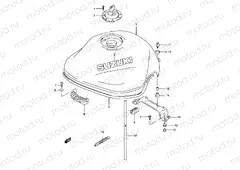 34 - FUEL TANK (MODEL T/V)