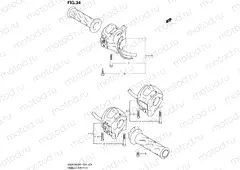 34 - HANDLE SWITCH (MODEL K1/K2)
