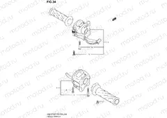34 - HANDLE SWITCH (MODEL Y/K1/K2)