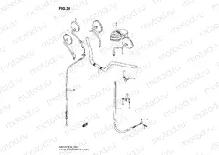 34 - HANDLEBAR - FRONT CABLE