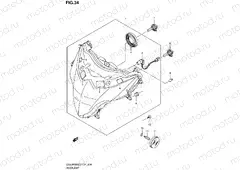 34 - HEADLAMP (GSX-R1000L2 E24)