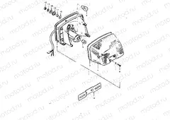 34 - REAR COMBINATION LAMP (E02, E04, E21)