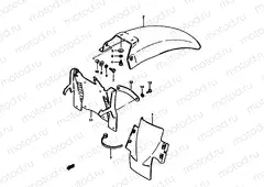 34 - REAR FENDER