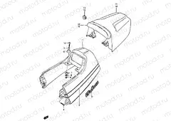 34 - SEAT TAIL COVER (RG250CH/FCH)