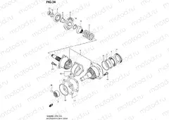 34 - SECONDARY DRIVE GEAR