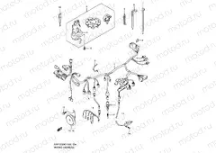 34 - WIRING HARNESS (GSF1200K1/K2)