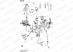 34 - WIRING HARNESS (TU250XL3 E28)