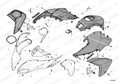 34A - FAIRING » PLASTICS