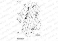 34A - FRONT DAMPER (MODEL K8/K9)