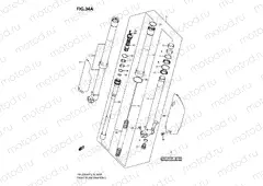 34A - FRONT DAMPER (MODEL K8/K9)