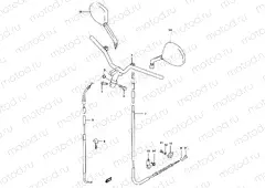 34A - HANDLEBAR (MODEL AY50)