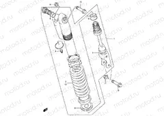 34A - REAR SHOCK ABSORBER (TYPE K1)