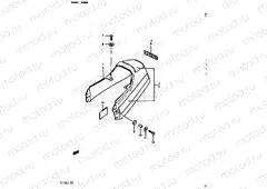 34A - SEAT TAIL COVER (RG125AJ/BJ/UAJ/BUJ)