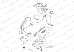 34A - SIDE LEG SHIELD (MODEL Y/K1)