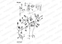34A - WIRING HARNESS (DL650AK7/AU3K7)