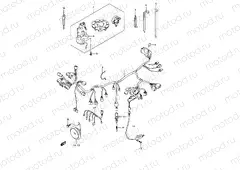 34A - WIRING HARNESS (GSF1200K3/K4/ZK4/K5/ZK5)
