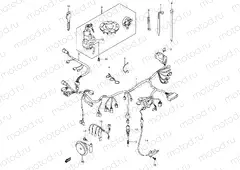 34A - WIRING HARNESS (GSF600SK3/SK4/SUK3/SUK4)
