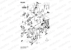 34A - WIRING HARNESS (GSX1300BKA/AU2/AUF)