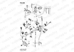 34B - WIRING HARNESS (DL650K8/U3K8/K9/UEK9/L0/UEL0)