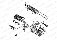 35 - FOOTREST (GS400C,EC)