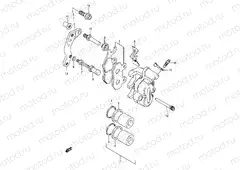 35 - FRONT CALIPER (MODEL K/L)