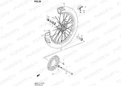 35 - FRONT WHEEL (RM85L4 P19)