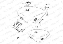 35 - FUEL TANK (MODEL H/J)