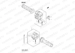 35 - HANDLE SWITCH (MODEL K7/K8/K9 E02/E19/E24)