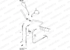 35 - HANDLEBAR (EN125-2AK3/AK7/AK8)