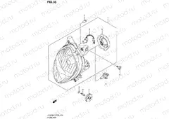 35 - HEADLAMP (SFV650AL3 E28)