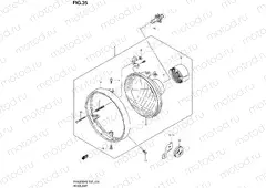 35 - HEADLAMP (SV1000 E24)
