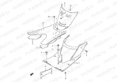 35 - REAR LEG SHIELD (MODEL S/T/V/W)