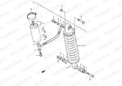 35 - REAR SHOCK ABSORBER (MODEL H/J)