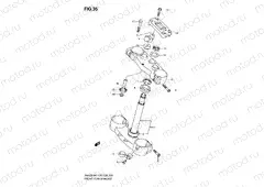 35 - STEERING STEM (MODEL K7)