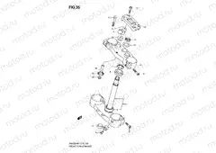 35 - STEERING STEM (MODEL K7)