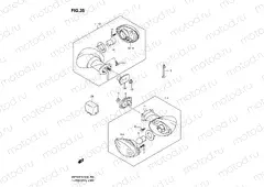 35 - TURNSIGNAL LAMP (GSF650SK9/SAK9/SUK9/SUAK9/SL0/SAL0/SUL0/SUAL0)