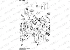 350C - WIRING HARNESS (GSX1300RAZL4 E33)
