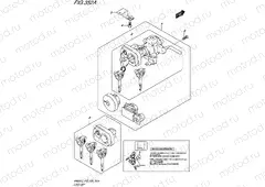 352A - LOCK SET (AN650L5 E03)