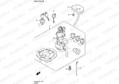 352A - LOCK SET (FOR TOP CASE,SIDE CASE)